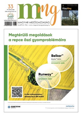 Magyar Mezőgazdaság 2024/33. - 2024.08.14.