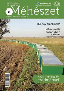 Méhészet 2025. augusztus - 2025.08.06.