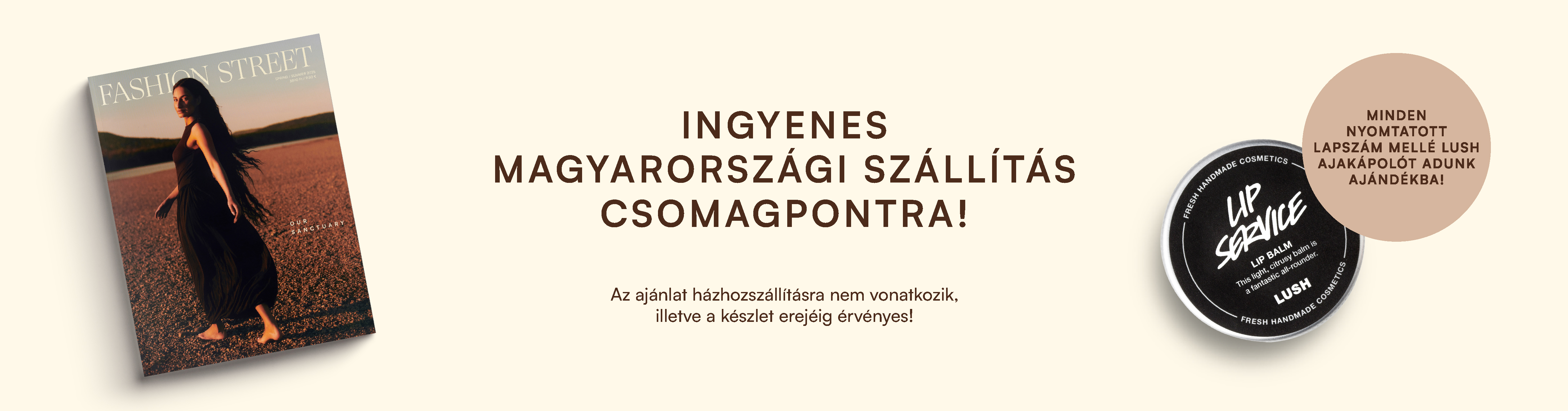 Ingyenes magyarországi szállítás csomagpontra!