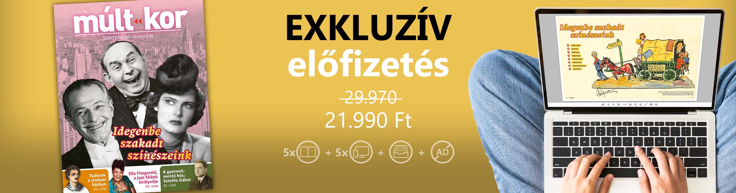 Múlt-kor - Exkluzív Prémium előfizetés